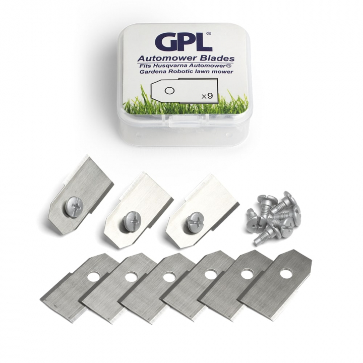 Blade kit - Automower 9pcs in the group Accessories Robotic Lawn Mower / Automower® Blades at GPLSHOP (5351387-019)