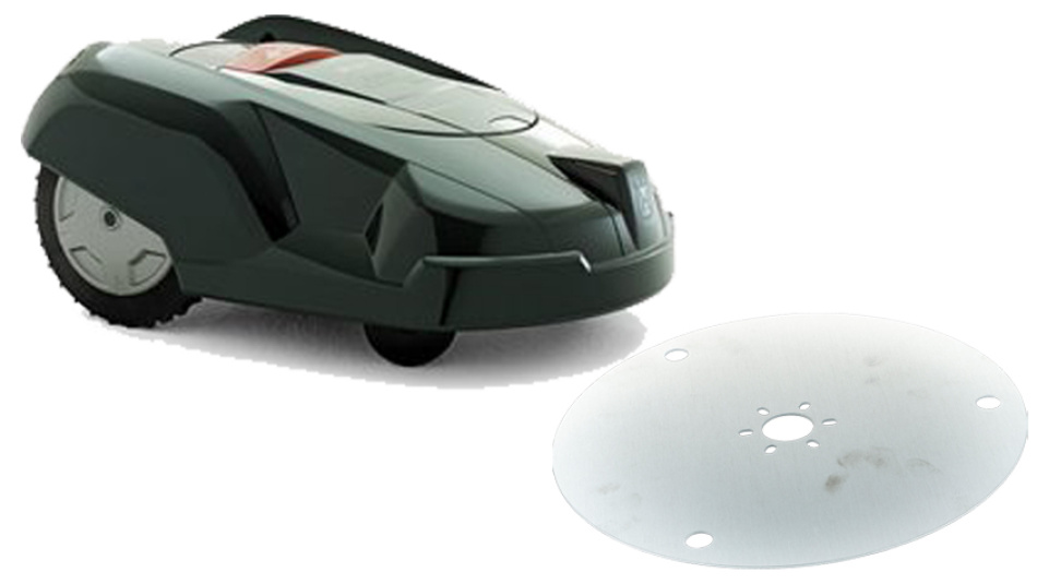 Replace the skid plate on the Husqvarna Automower 220AC / 230ACX