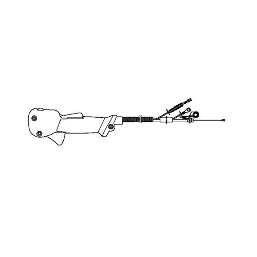 Throttle handle 5022323-03 in the group Spare Parts / Spare parts Brushcutters / Spare parts Husqvarna 555FX/T at GPLSHOP (5022323-03)