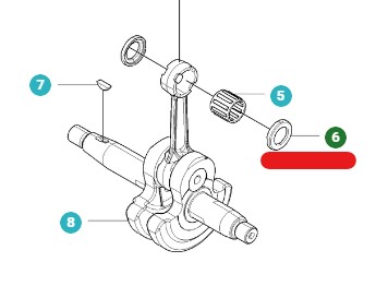 Washer in the group Spare Parts / Spare Parts Leaf Blowers / Spare parts Husqvarna 350BT at GPLSHOP (5028500-01)