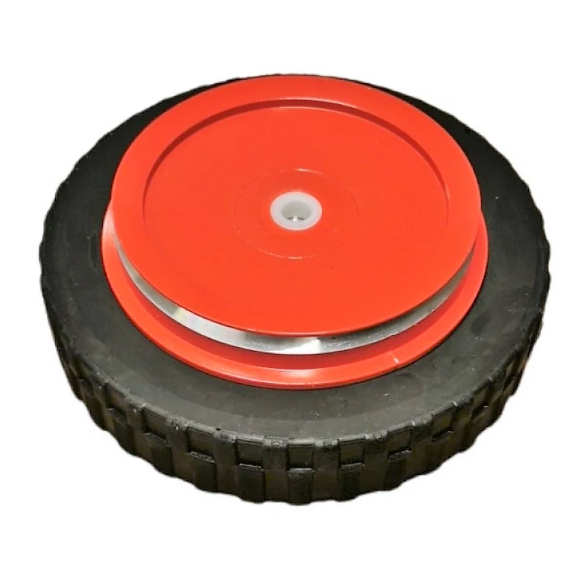 Drive wheel with red aluminum rim in the group  at GPLSHOP (5033174-01)