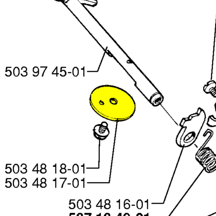 Choke Disc 5034817-01 in the group Spare Parts / Spare parts Chainsaws / Spare parts Husqvarna 40 at GPLSHOP (5034817-01)