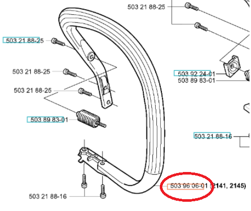 Handle Front 5039606-01 in the group  at GPLSHOP (5039606-01)