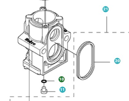 O-Ring in the group Spare Parts / Spare Parts Leaf Blowers / Spare parts Husqvarna 580BTS at GPLSHOP (5053075-01)