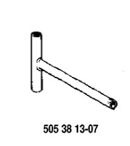 Hylsnyckel 8Mm 5053813-07 in the group Spare Parts / Spare parts Chainsaws / Spare parts Husqvarna 55 at GPLSHOP (5053813-07)