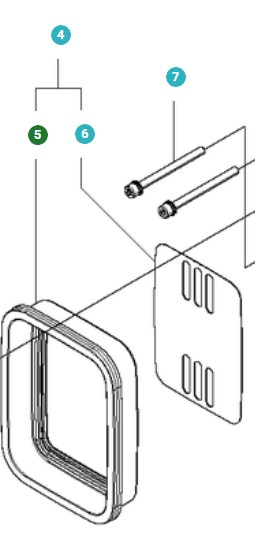 Gasket in the group Spare Parts / Spare Parts Leaf Blowers / Spare parts Husqvarna 360BT at GPLSHOP (5122603-01)