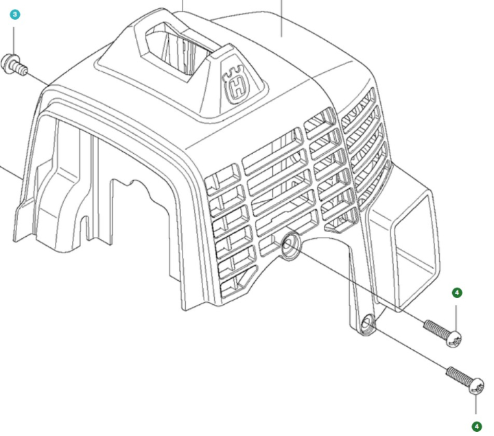 Screw in the group Spare Parts / Spare Parts Leaf Blowers / Spare parts Husqvarna 525BX at GPLSHOP (5218636-01)