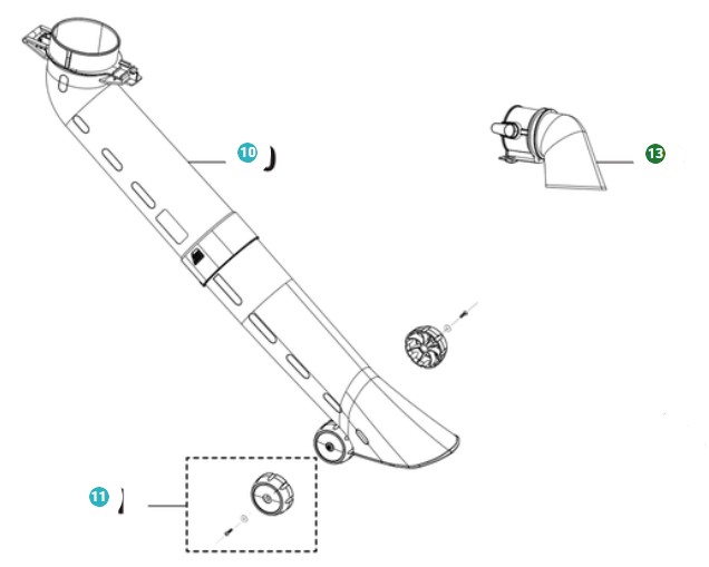 Tube in the group Spare Parts / Spare Parts Leaf Blowers / Spare parts Husqvarna 120iBV at GPLSHOP (5311478-78)