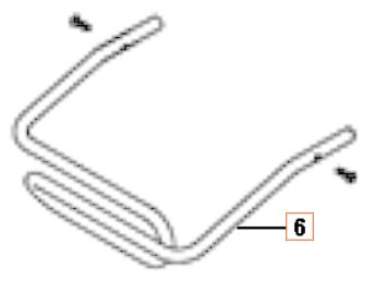 Reel Hose Guide Hose Guide 5312776-01 in the group Spare Parts / Spare Parts Pressure Washers / Spare parts Husqvarna PW490 at GPLSHOP (5312776-01)