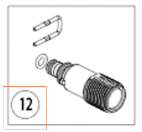 Outlet Pipe Water Outlet 5353915-01 in the group Spare Parts / Spare Parts Pressure Washers / Spare parts Husqvarna PW235R at GPLSHOP (5353915-01)