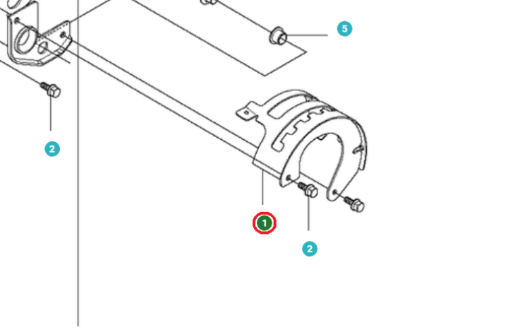 Control plate in the group Spare Parts / Spare Parts Jonsered Ride-On Front Mowers / Spare parts Jonsered FR 2216 MA 4x4 at GPLSHOP (5355014-02)