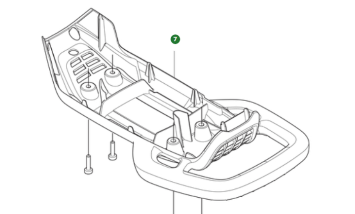 Ski Plate Bumper in the group Spare Parts / Spare Parts Hedge Trimmers / Spare parts Husqvarna 525iHE4 at GPLSHOP (5355656-01)