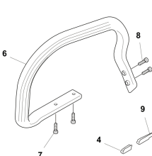 Front Handle 240I Chain Saw 5365581-01 in the group Spare Parts / Spare parts Chainsaws / Spare parts Husqvarna 240i at GPLSHOP (5365581-01)