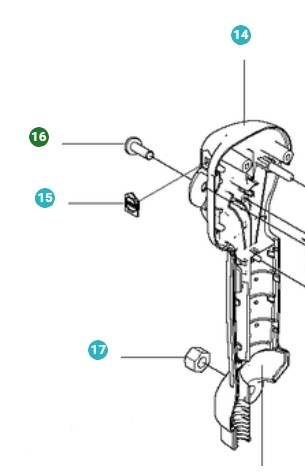 Axle tap in the group Spare Parts / Spare Parts Leaf Blowers / Spare parts Husqvarna 580BTS at GPLSHOP (5371412-03)