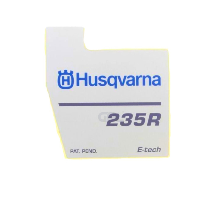 Decal Starter Husqvarna 235R in the group Spare Parts at GPLSHOP (5373564-03)