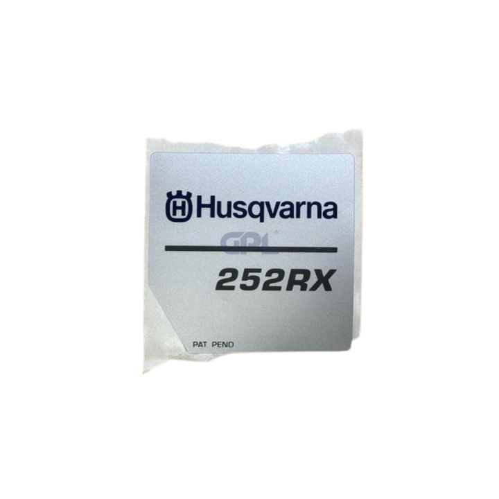 Decal Starter Husqvarna 252RX in the group Spare Parts / Spare parts Brushcutters / Spare parts Husqvarna 250RX at GPLSHOP (5373566-02)