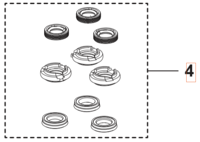 Seal Kit Seal Kit Pw125 5374861-01 in the group Spare Parts / Spare Parts Pressure Washers / Spare parts Husqvarna PW240 at GPLSHOP (5374861-01)