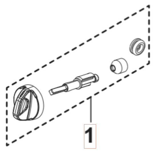 Switch Knob 5460898-01 in the group Spare Parts / Spare Parts Pressure Washers / Spare parts Husqvarna PW240 at GPLSHOP (5460898-01)