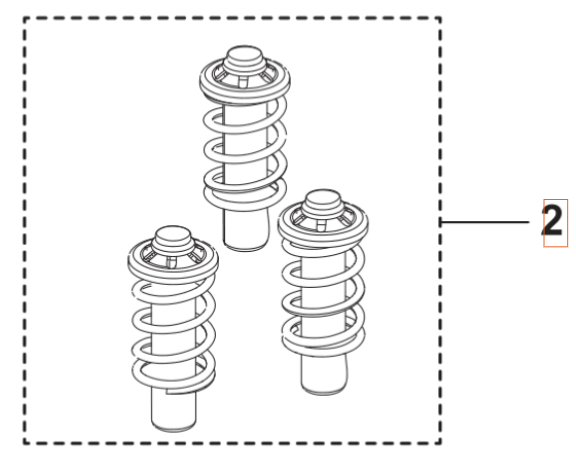 Pump Piston Kit 5460912-01 in the group Spare Parts / Spare Parts Pressure Washers / Spare parts Husqvarna PW130 at GPLSHOP (5460912-01)