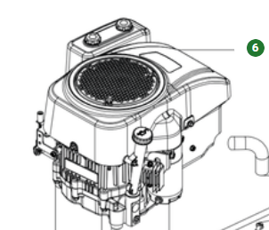 Engine Hs 452E in the group Spare Parts / Spare Parts Garden Tractors / Spare parts Husqvarna TS 114 at GPLSHOP (5469177-01)