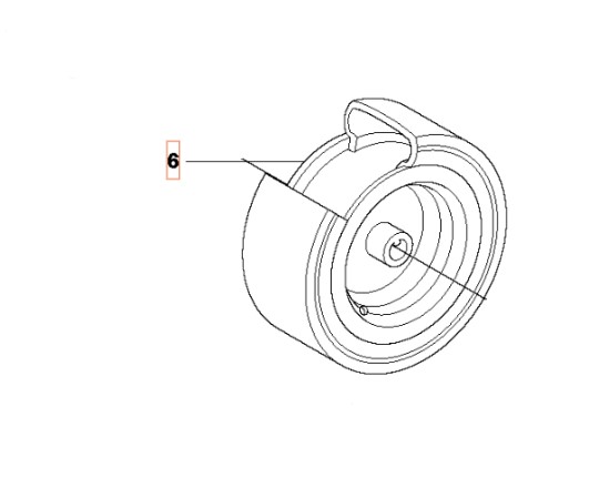 Rim R111B, R111B5, R112C, R112C5, R112iC, FR2311, FR2312 in the group Spare Parts / Spare Parts Rider / Spare parts Husqvarna Rider 111B5 at GPLSHOP (5739815-01)