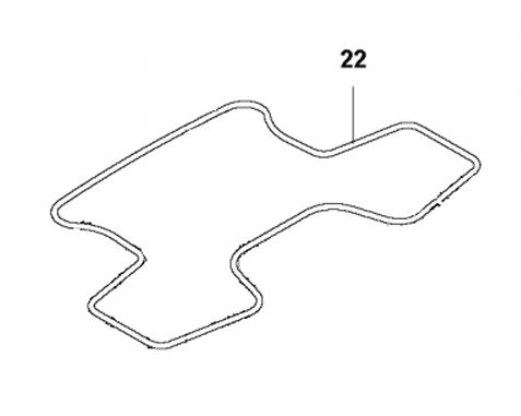 Sealing strip lower front chassis 435X in the group Spare Parts Robotic Lawn Mower / Spare parts Husqvarna Automower® 435X AWD / Automower 435X AWD - 2023 at GPLSHOP (5748747-12)