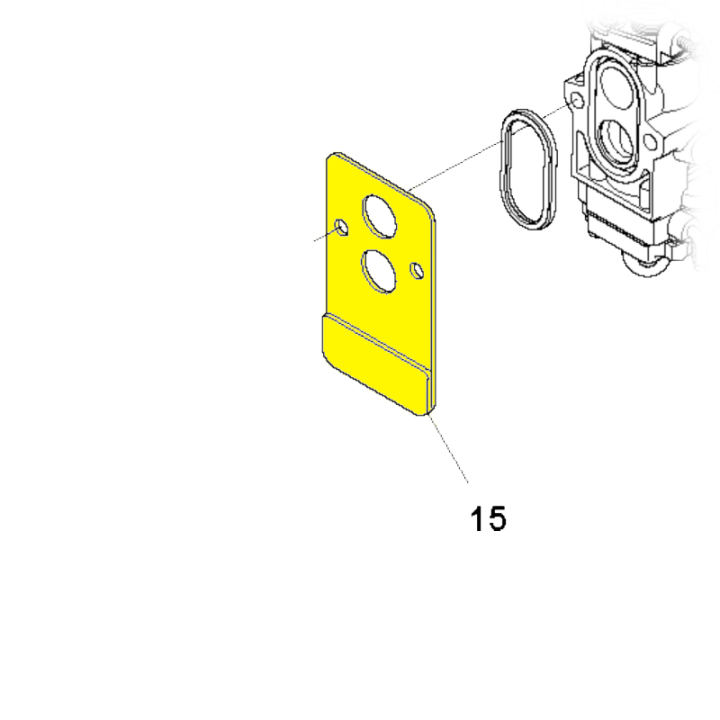 Plate in the group Spare Parts / Spare Parts Leaf Blowers / Spare parts Husqvarna 360BT at GPLSHOP (5782740-01)