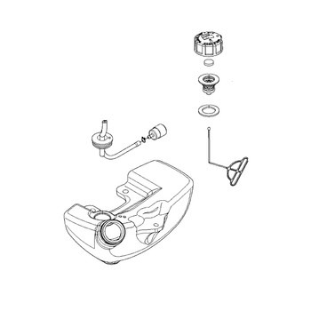 Fuel Tank Complete in the group Spare Parts / Spare Parts Leaf Blowers / Spare parts Husqvarna 580BTS at GPLSHOP (5783115-02)