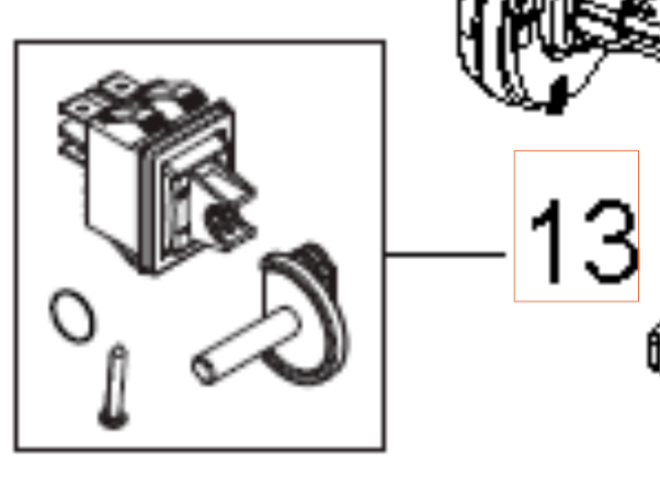 Close On/Off Switch K2-12-211 5926176-65 in the group Spare Parts / Spare Parts Pressure Washers / Spare parts Husqvarna PW490 at GPLSHOP (5926176-65)