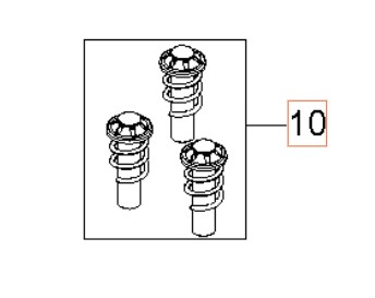 Piston Complete Kit 3Pcs 5926176-78 in the group Spare Parts / Spare Parts Pressure Washers / Spare parts Husqvarna PW360 at GPLSHOP (5926176-78)