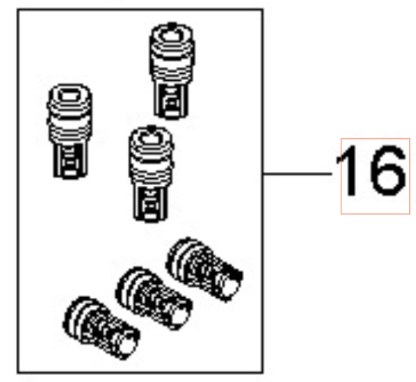 Valve Suction And Pressure Well 5926176-99 in the group Spare Parts / Spare Parts Pressure Washers / Spare parts Husqvarna PW235R at GPLSHOP (5926176-99)