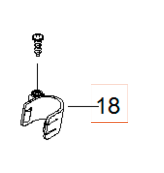 Lance Holder Top Dark Gray 5960264-01 in the group Spare Parts / Spare Parts Pressure Washers / Spare parts Husqvarna PW490 at GPLSHOP (5960264-01)