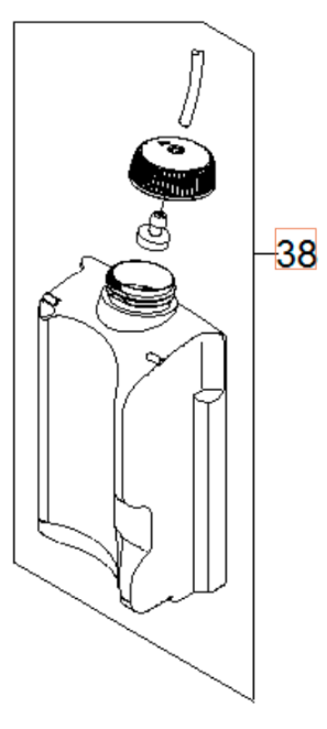 Detergent Tank Set 5960275-01 in the group Spare Parts / Spare Parts Pressure Washers / Spare parts Husqvarna PW490 at GPLSHOP (5960275-01)