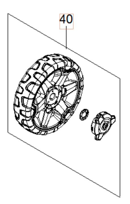 Wheel Kit D200 5960278-01 in the group Spare Parts / Spare Parts Pressure Washers / Spare parts Husqvarna PW490 at GPLSHOP (5960278-01)