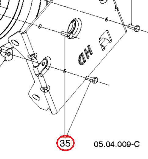 Screw Hexagon Head 5/16-18 in the group Spare Parts / Spare Parts Rider / Spare parts Husqvarna Rider Proflex 1200 at GPLSHOP (5960305-01)