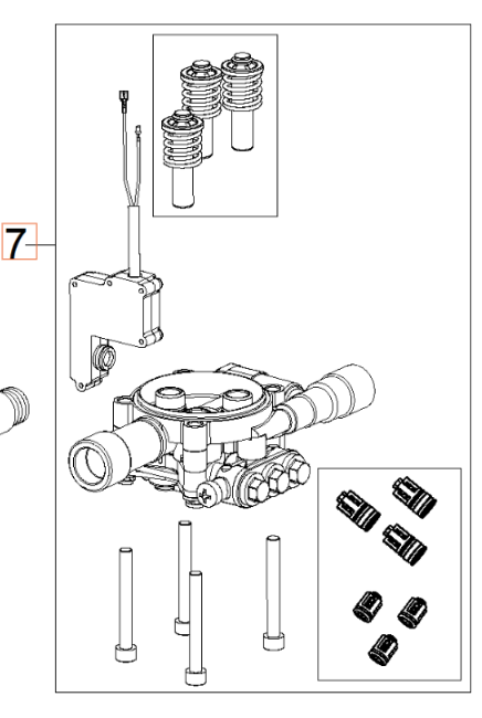 Pump Set 5966774-01 in the group Spare Parts / Spare Parts Pressure Washers / Spare parts Husqvarna PW125 at GPLSHOP (5966774-01)