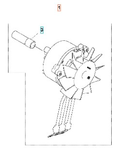 Motor Ass 5971175-01 in the group Spare Parts / Spare parts Brushcutters / Spare parts Husqvarna 535iRXT at GPLSHOP (5971175-01)