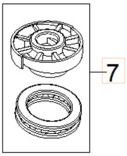 Disc Wobble Disc 8.1° 5976470-01 in the group Spare Parts / Spare Parts Pressure Washers / Spare parts Husqvarna PW235R at GPLSHOP (5976470-01)