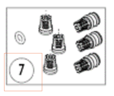 Inlet Outlet Valve 5986841-33 in the group Spare Parts / Spare Parts Pressure Washers / Spare parts Husqvarna PW235R at GPLSHOP (5986841-33)