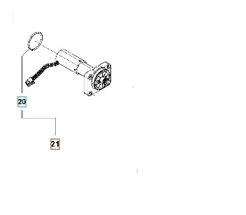 Motor Kit Drive Wheel Automower 550 in the group Spare Parts Robotic Lawn Mower / Spare parts Husqvarna Automower® 550 / Automower 550 - 2023 at GPLSHOP (5996593-02)