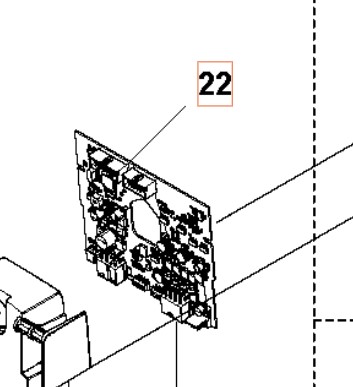Circuit board Charging station Automower 550EPOS in the group Spare Parts Robotic Lawn Mower at GPLSHOP (5999475-04)