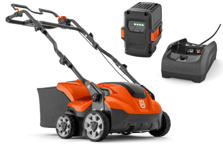 Husqvarna Scarifier S138i + B140 & C80 in the group Husqvarna Forest and Garden Products / Husqvarna Scarifier / Battery Powered Scarifier at GPLSHOP (9679222-03)