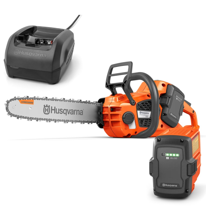 Husqvarna 435i incl. BLi30 & QC250 in the group Husqvarna Forest and Garden Products / Husqvarna Chainsaws / Battery Chainsaws at GPLSHOP (9707182)